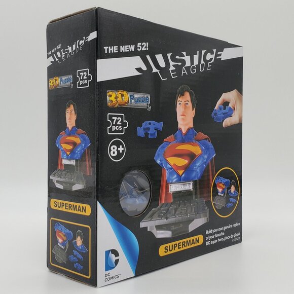 DC Comics Justice League Superman 3D Puzzle 72 Pieces The New 52 (LAST ONE) - Picture 2 of 5